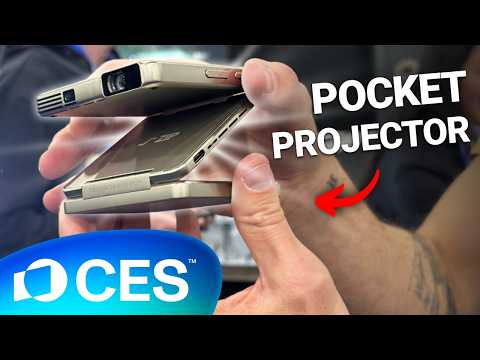 World&#039;s First Tri-Fold Pocket Projector at CES 2025