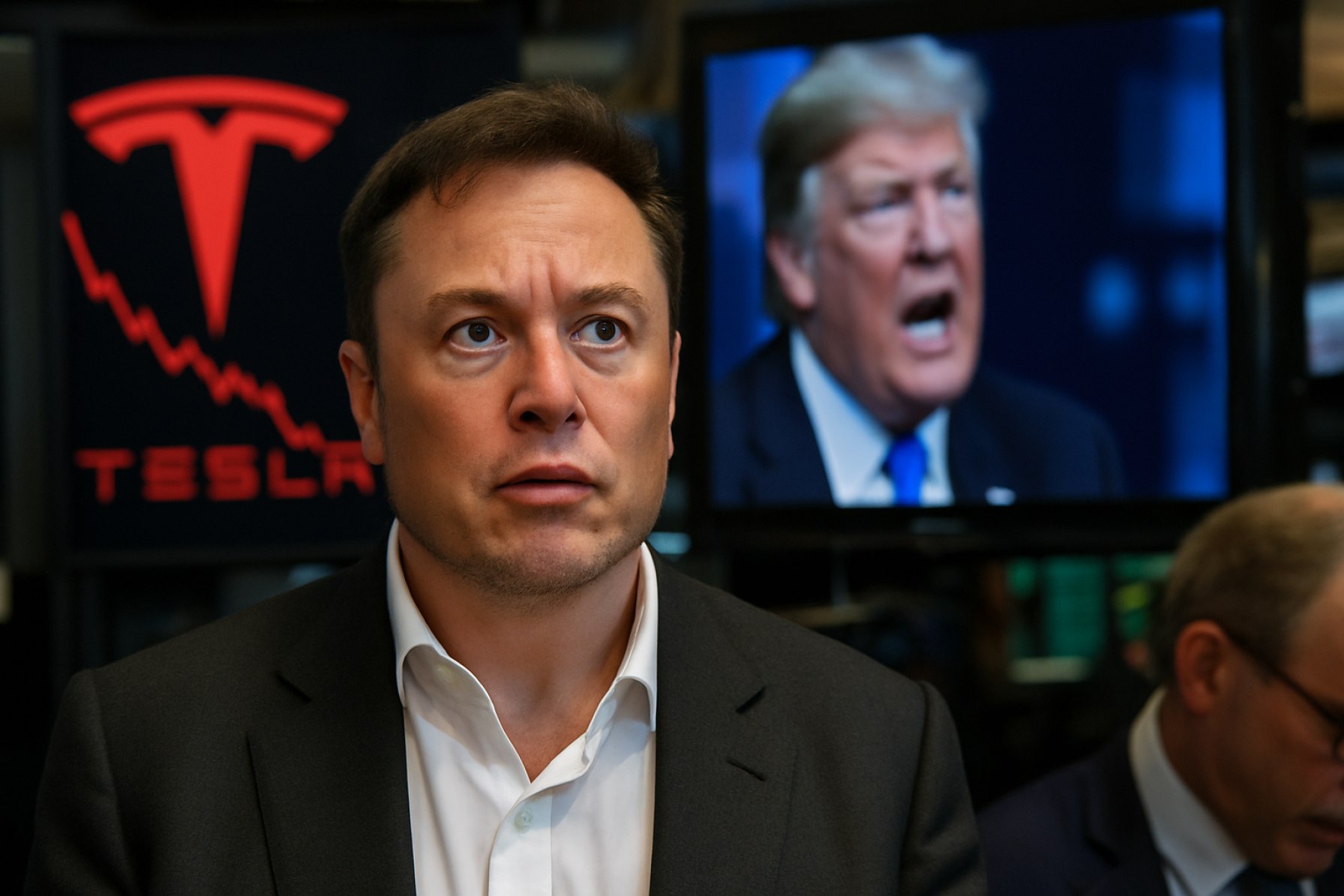 Tesla Stock Crashes in Wildest Wall Street Day of 2025: Musk vs. Trump Showdown Rattles Investors
